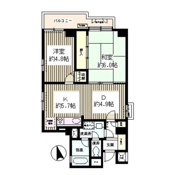 タウン・ハイム本駒込間取り図