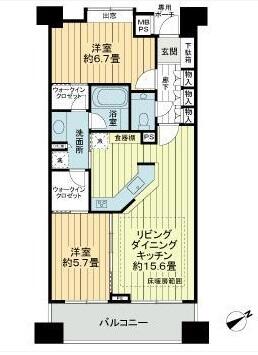 ライオンズスクエア小石川後楽園間取り図