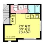 桜ヒルズ護国寺 301 間取り図