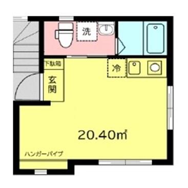桜ヒルズ護国寺 501号室 間取り図