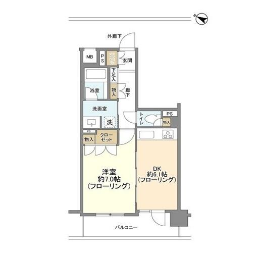 藤和シティホームズ文京音羽間取り図