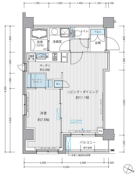 ヒューリックレジデンス茗荷谷間取り図