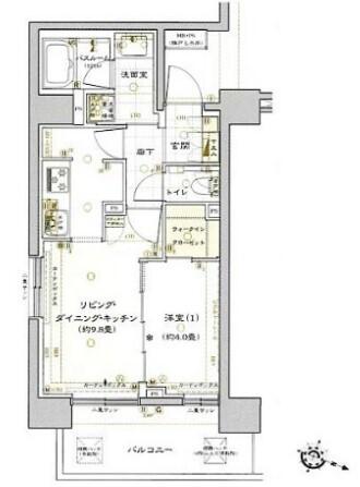 クリオ文京音羽間取り図