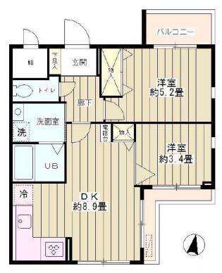 目白台ガーデン間取り図