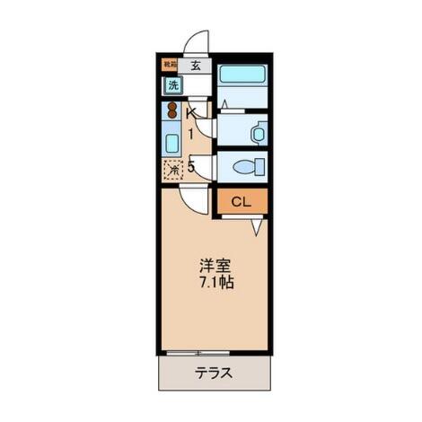 プリマヴェーラ小日向 103号室 間取り図