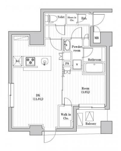 レジデンス文京春日間取り図