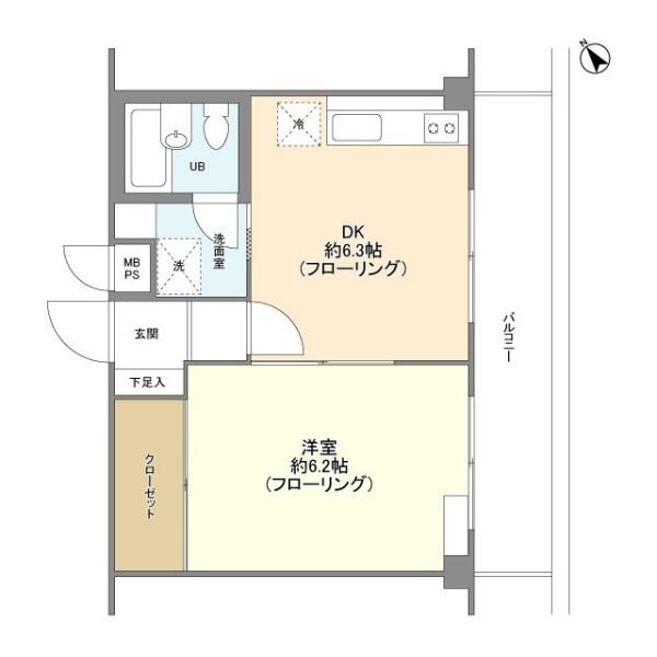 ハイネス小石川間取り図