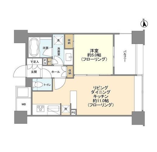 新宿山吹アインスタワー間取り図