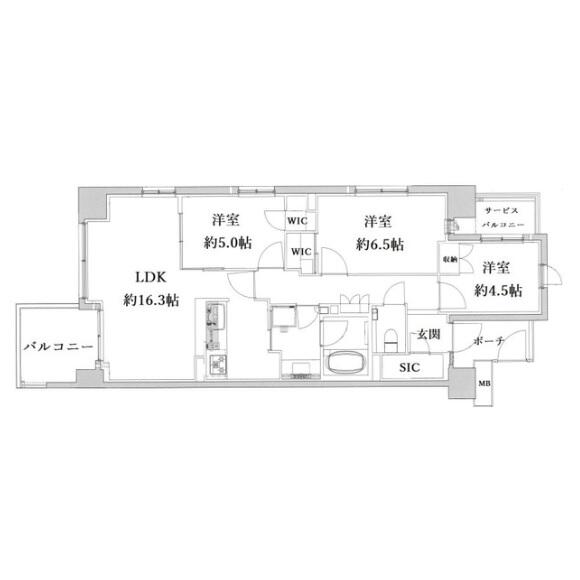 プラネスーペリア文京千石間取り図