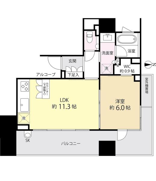 グランドメゾン神楽坂間取り図