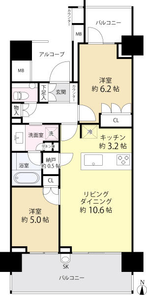 グランドメゾン神楽坂間取り図