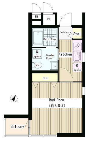 パティオみづほ文京東大前間取り図