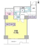 文京グリーンコートビュータワー本駒込A棟間取り画像