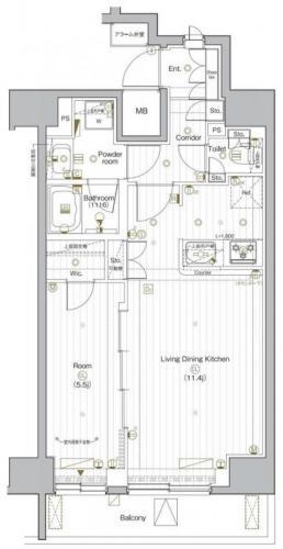 PREMIUM CUBE G 後楽園（プレミアムキューブG後楽園）間取り図