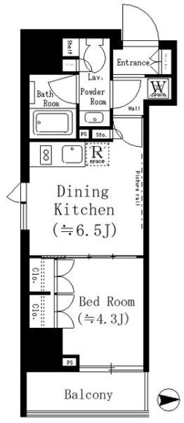 ルフォンプログレ文京湯島間取り図