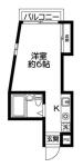スカイコート後楽園間取り画像