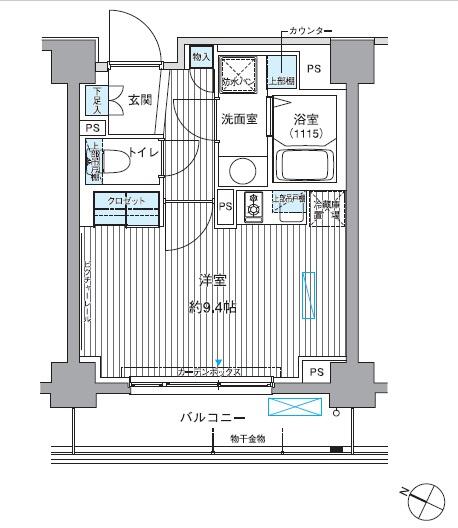 ヒューリックレジデンス茗荷谷間取り図