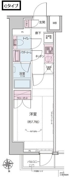 ALTERNA神楽坂I間取り図