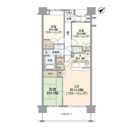 小石川ザ・レジデンス　ウェストスクエア間取り図