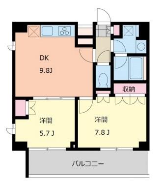 エスティメゾン千石間取り図