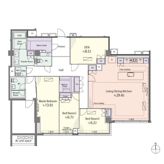 Bloom Terrace 目白台間取り図