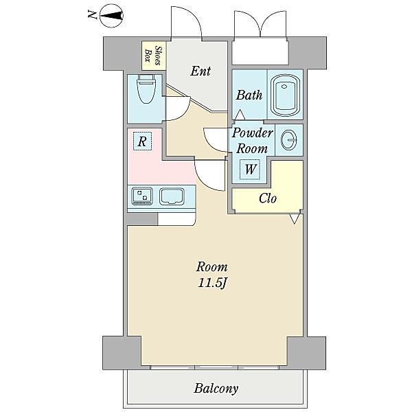 ガーデナ小石川間取り図