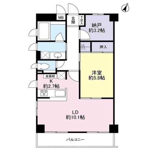 ビタフェリーチェ間取り図