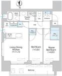 パークホームズ本郷三丁目 204 間取り図