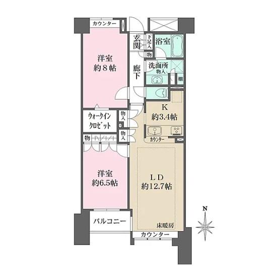 本郷真砂パークハウス弐番館間取り図