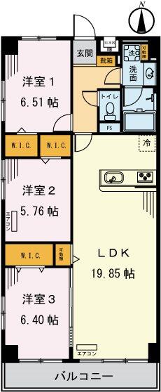 小日向マンション間取り図