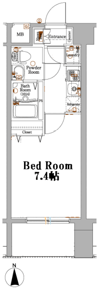 AXAS文京関口間取り図