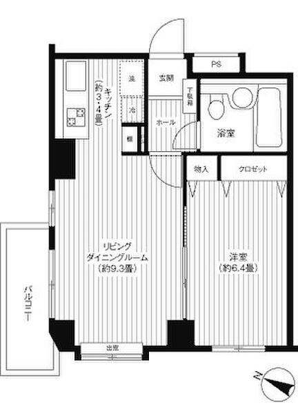 ヒルサイド白山間取り図