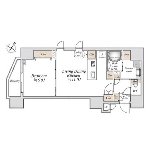 LiveCasa茗荷谷間取り図