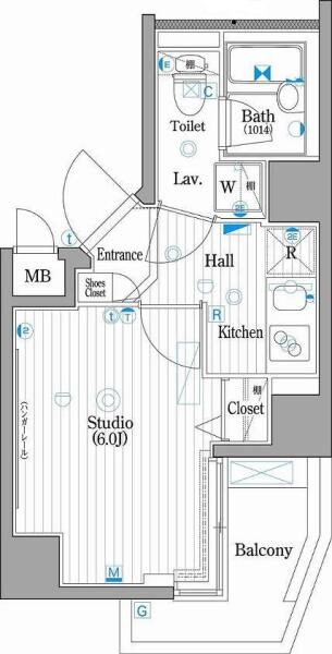 ガーラ文京本駒込間取り図