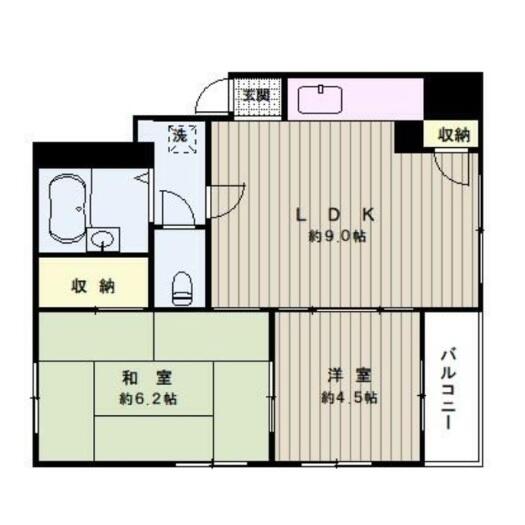 マンション西片間取り図