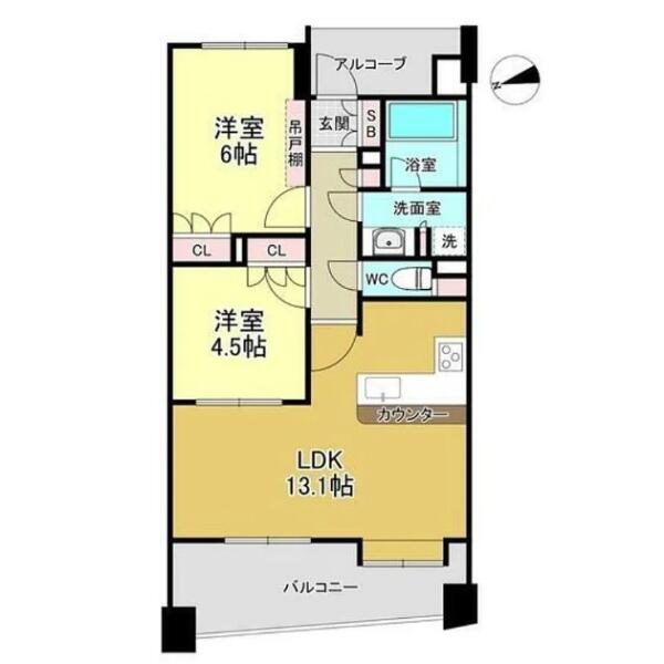 フォリアージュ間取り図