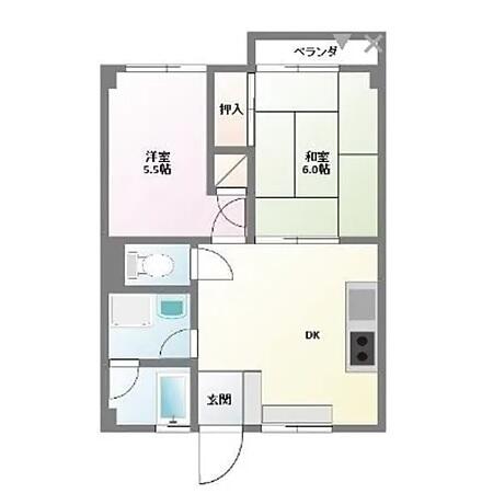 日興パレス文京間取り図