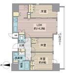 プレサンスロジェ千代田東神田 間取り図