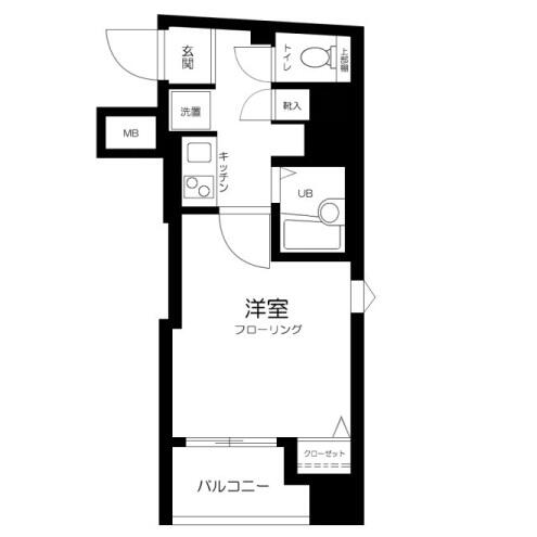 エスコート東大前間取り図