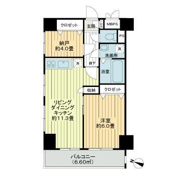 ライオンズマンション護国寺第3間取り図