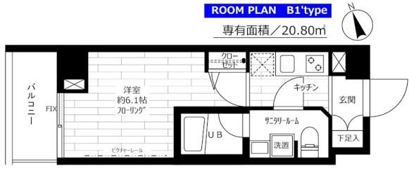 ステージファースト後楽園間取り図