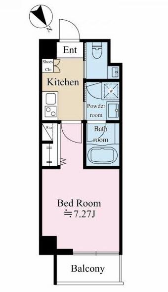 クレストハウス小石川間取り図