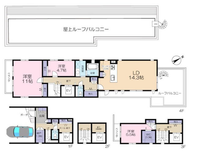 チェリオハイム間取り図