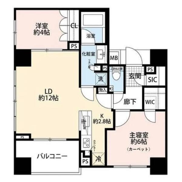 ディアナコート本郷弓町間取り図