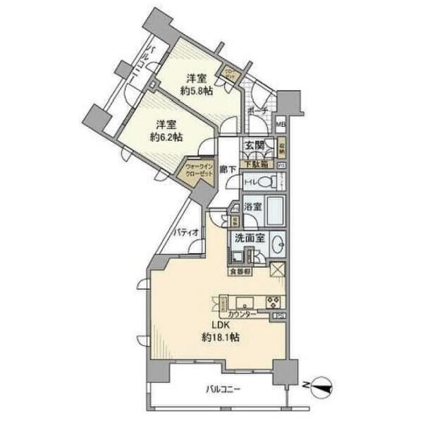 サンクタス本郷間取り図