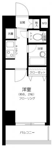 シンシア後楽園間取り図