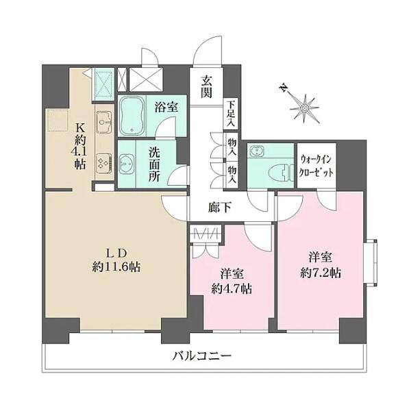 藤和シティコープ音羽間取り図