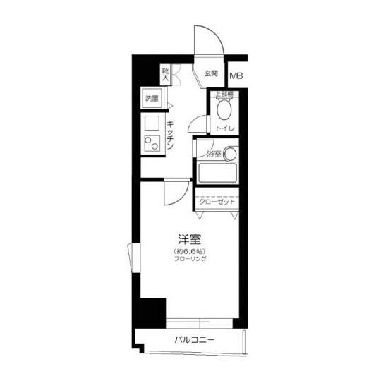 シンシア後楽園間取り図