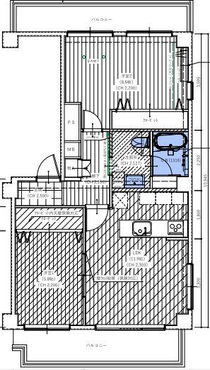 ヴィラロイヤル文京西片間取り図