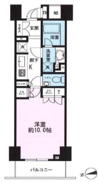 ブリリア文京江戸川橋間取り図